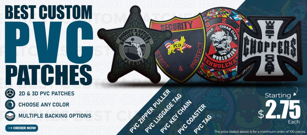 Durable Custom PVC Patches at Affordable Pricing in the USA
